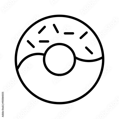 Doughnut Vector Icon