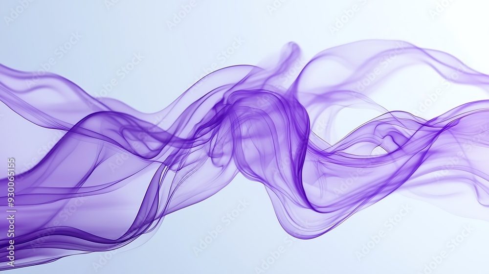 Abstract wave lilac purple streamers on light blue background. a purple soft Smoke cloudy texture background. Abstract wave lilac purple streamers on light blue background. a purple soft Smoke cloudy texture background.