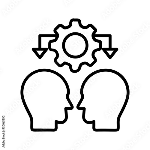 Conflict Management Vector Icon