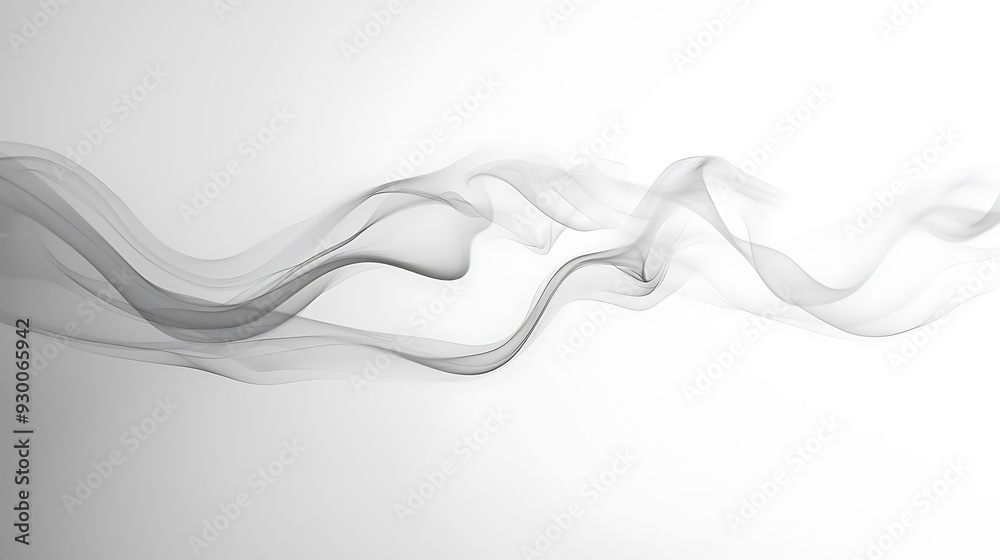 A subtle dance of smoke filaments against a white canvas, showcasing the beauty of simplicity and movement. A subtle dance of smoke filaments against a white canvas, showcasing the beauty of simplicity and movement.