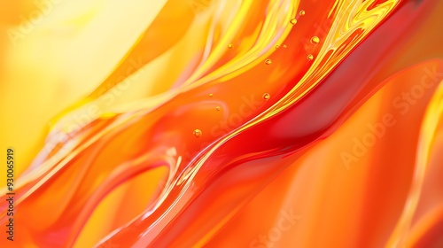 fluid moving animated blobby gradients, flowing orange,red, yellow photo