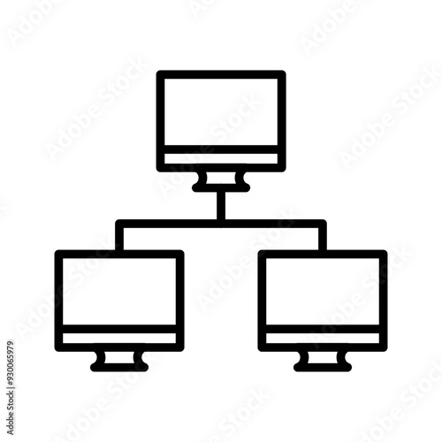 News Network Vector Icon