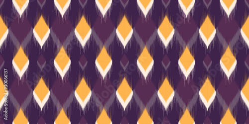 Ethnic ikat seamless pattern.beautiful pattern. folk embroidery,bohemian style,aztec geometric art ornament print.ethnic abstract art.Seamless fabric.design for fabric, carpet, wallpaper, clothing