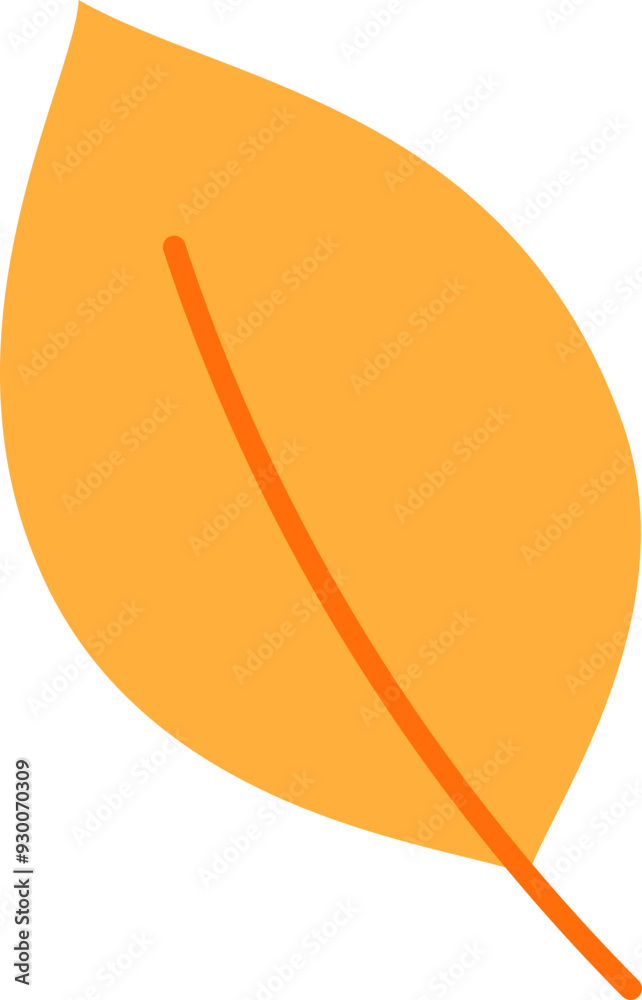 Leaf icon. Flat style. Autumn leaf. Leaf icon. Flat style. Autumn leaf.