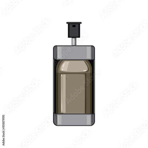 hands wall soap dispenser cartoon. refillable touchless, manual automatic, commercial home hands wall soap dispenser sign. isolated symbol vector illustration
