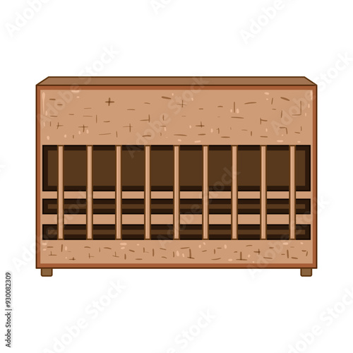 hamper wicker laundry basket cartoon. woven natural, rattan stylish, ecofriendly lightweight hamper wicker laundry basket sign. isolated symbol vector illustration