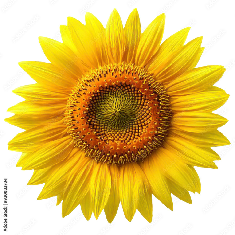 A vibrant sunflower with bright yellow petals and intricate seed patterns, symbolizing warmth and positivity in nature. A vibrant sunflower with bright yellow petals and intricate seed patterns, symbolizing warmth and positivity in nature.
