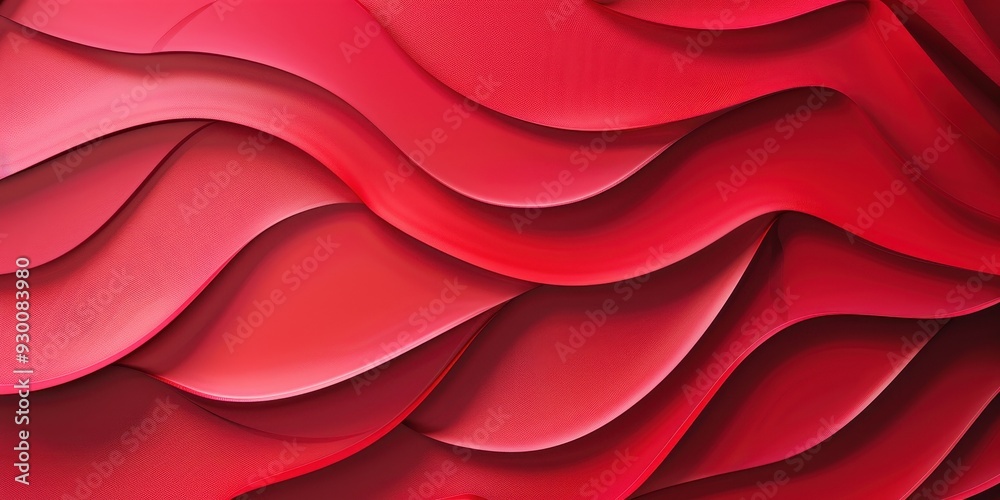 Vibrant red abstract background with flowing, wavy layers. Perfect for arts, designs, and modern decor projects. Vibrant red abstract background with flowing, wavy layers. Perfect for arts, designs, and modern decor projects.