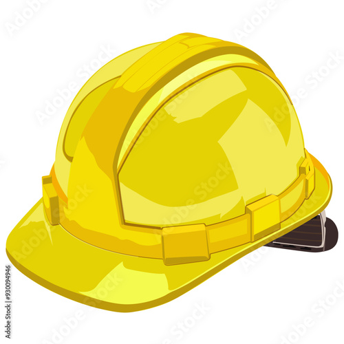 isolated construction hat