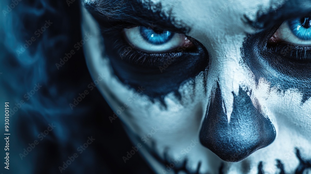 Intense and Chilling Skull Face Intense and Chilling Skull Face