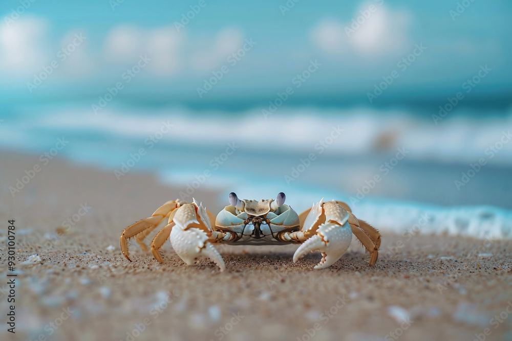Generated with AI image of tropical summer landscape sandy beach Generated with AI image of tropical summer landscape sandy beach
