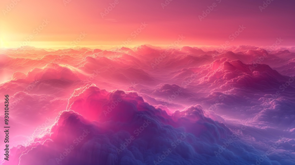 Ethereal Cloudscape at Sunset Ethereal Cloudscape at Sunset