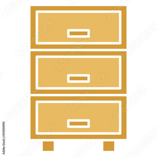 drawer icon illustration