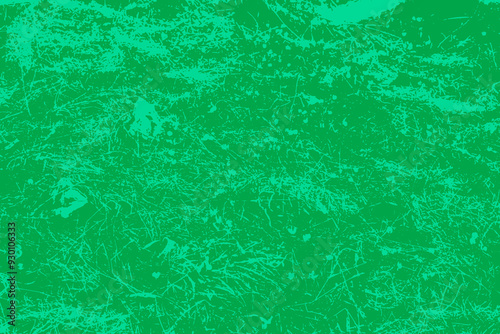 Green grunge vector texture featuring a green plant pattern with silhouettes of grass and foliage, ideal for natural-themed backgrounds. Vintage pattern with a distressed and rough appearance