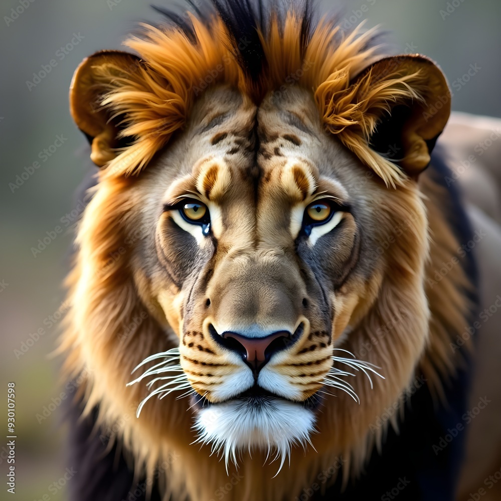 Fototapeta premium portrait of a lion