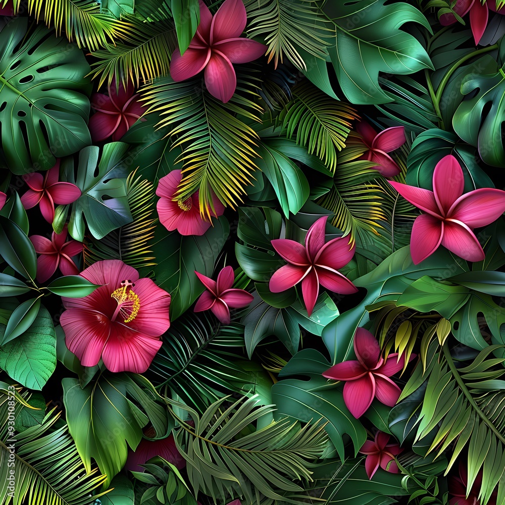 seamless pattern with leaves seamless pattern with leaves