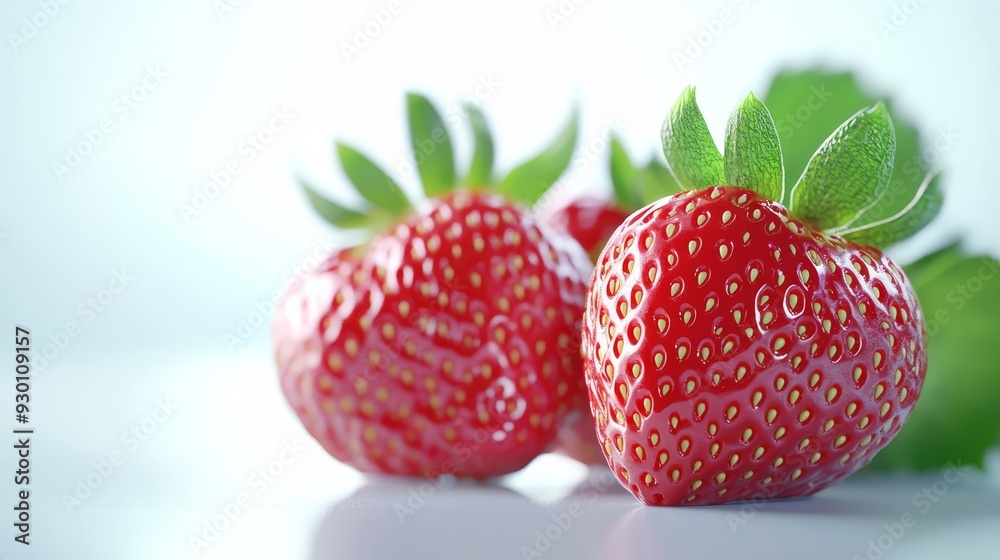 Close-up of Fresh Ripe Strawberries Close-up of Fresh Ripe Strawberries