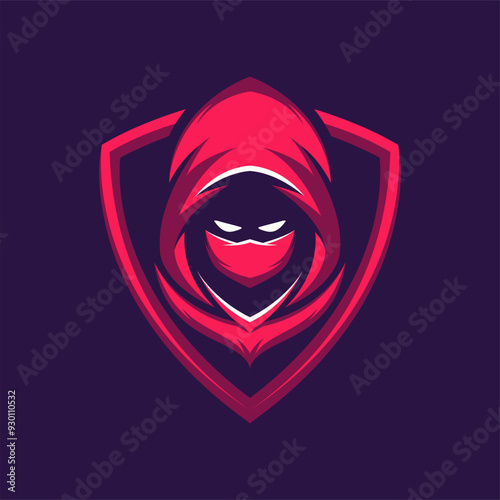 assassin gaming warrior logo mascot