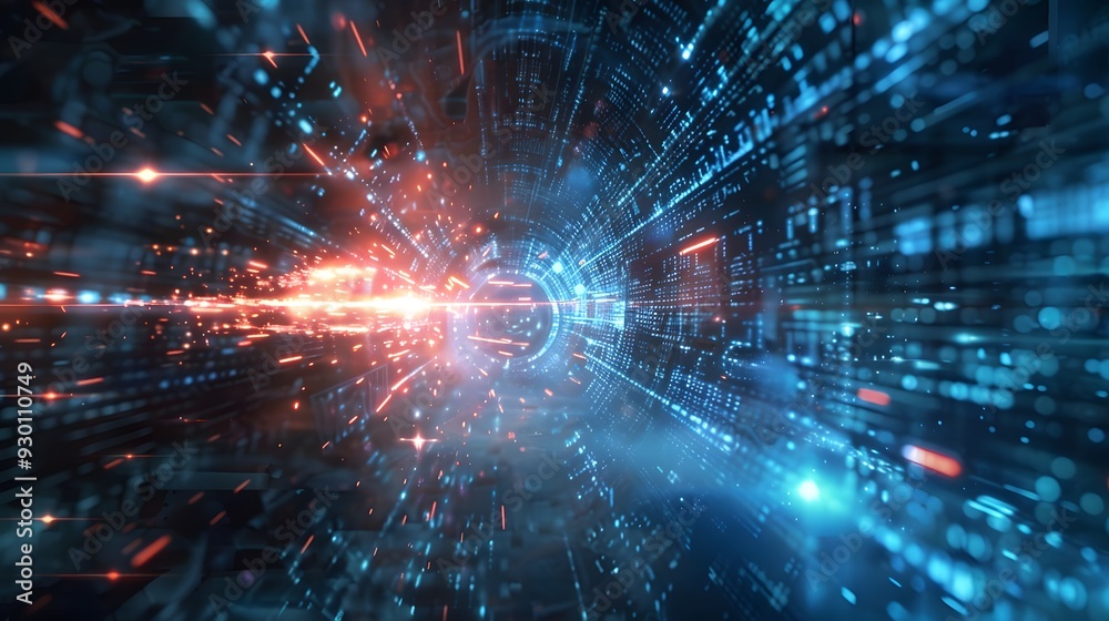 A dramatic visual of quantum supremacy, where a quantum computer achieves a breakthrough calculation, depicted as a powerful and awe-inspiring event in a futuristic setting A dramatic visual of quantum supremacy, where a quantum computer achieves a breakthrough calculation, depicted as a powerful and awe-inspiring event in a futuristic setting