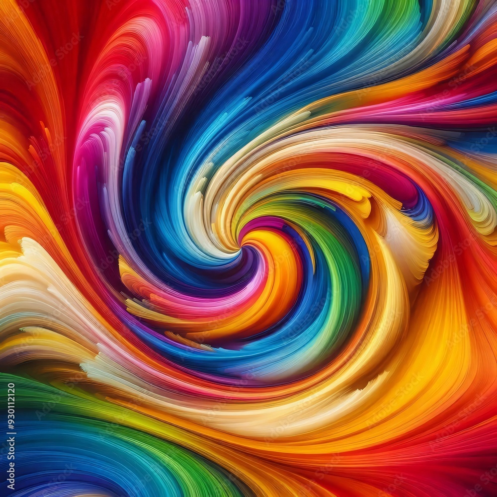 Fototapeta premium Fluid Spectrum. Generated AI