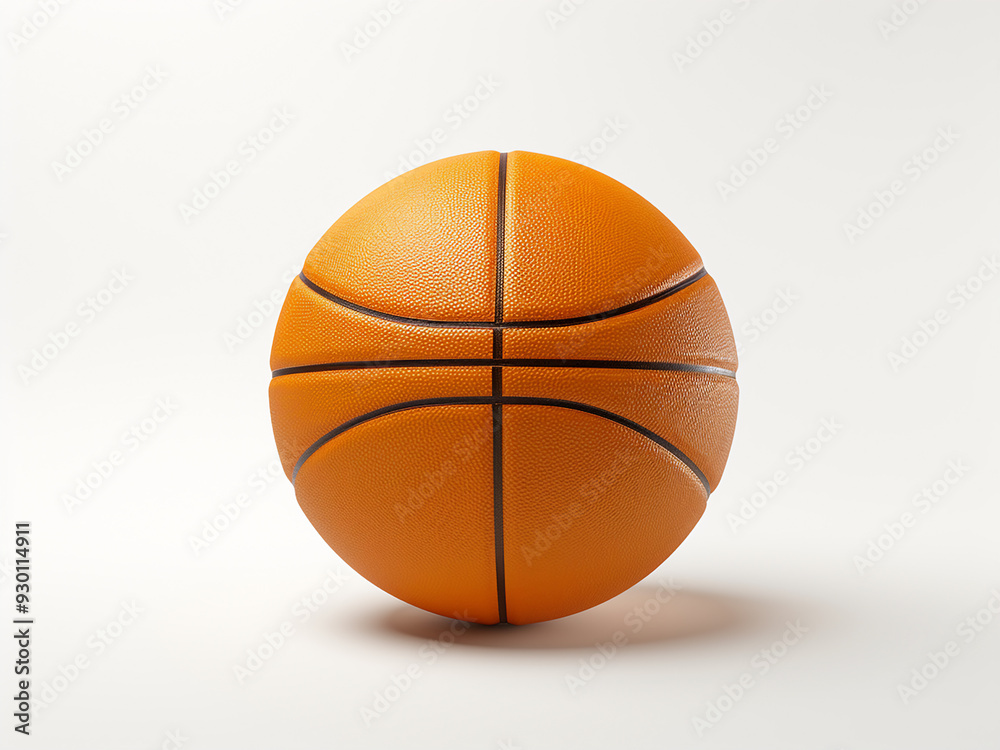 Basketball ball 2014 on a white background Basketball ball 2014 on a white background