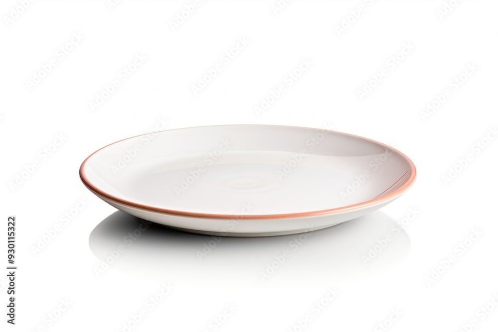 Empty dish porcelain saucer plate. Empty dish porcelain saucer plate.