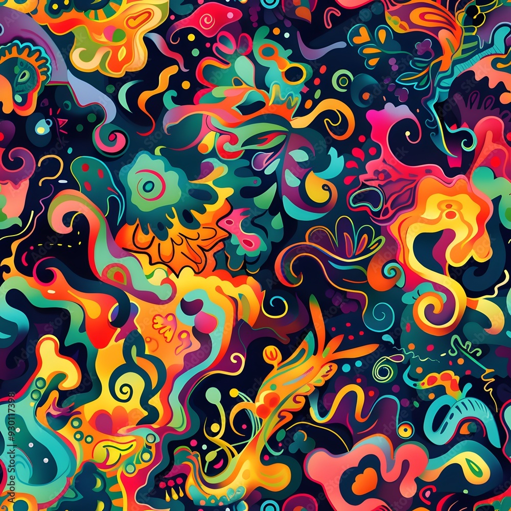 seamless pattern with paisley seamless pattern with paisley