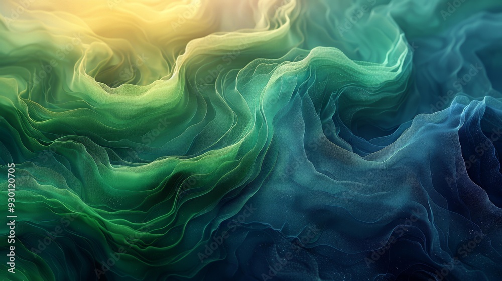Fototapeta premium Vibrant Ocean Abstract Art