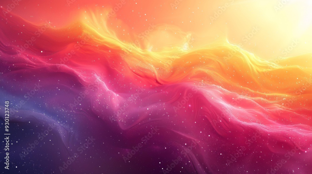 Obraz premium Cosmic Nebula Scene