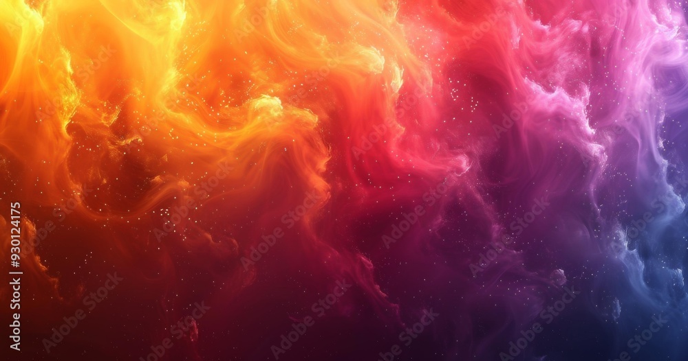 Obraz premium Vibrant Paint Explosion