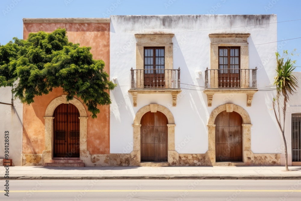 House architecture building hacienda. House architecture building hacienda.