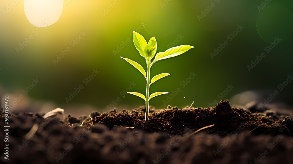 The beginning of new life, the process of seed germination The beginning of new life, the process of seed germination