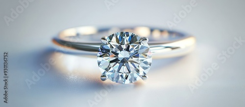 Sparkling Diamond Engagement Ring