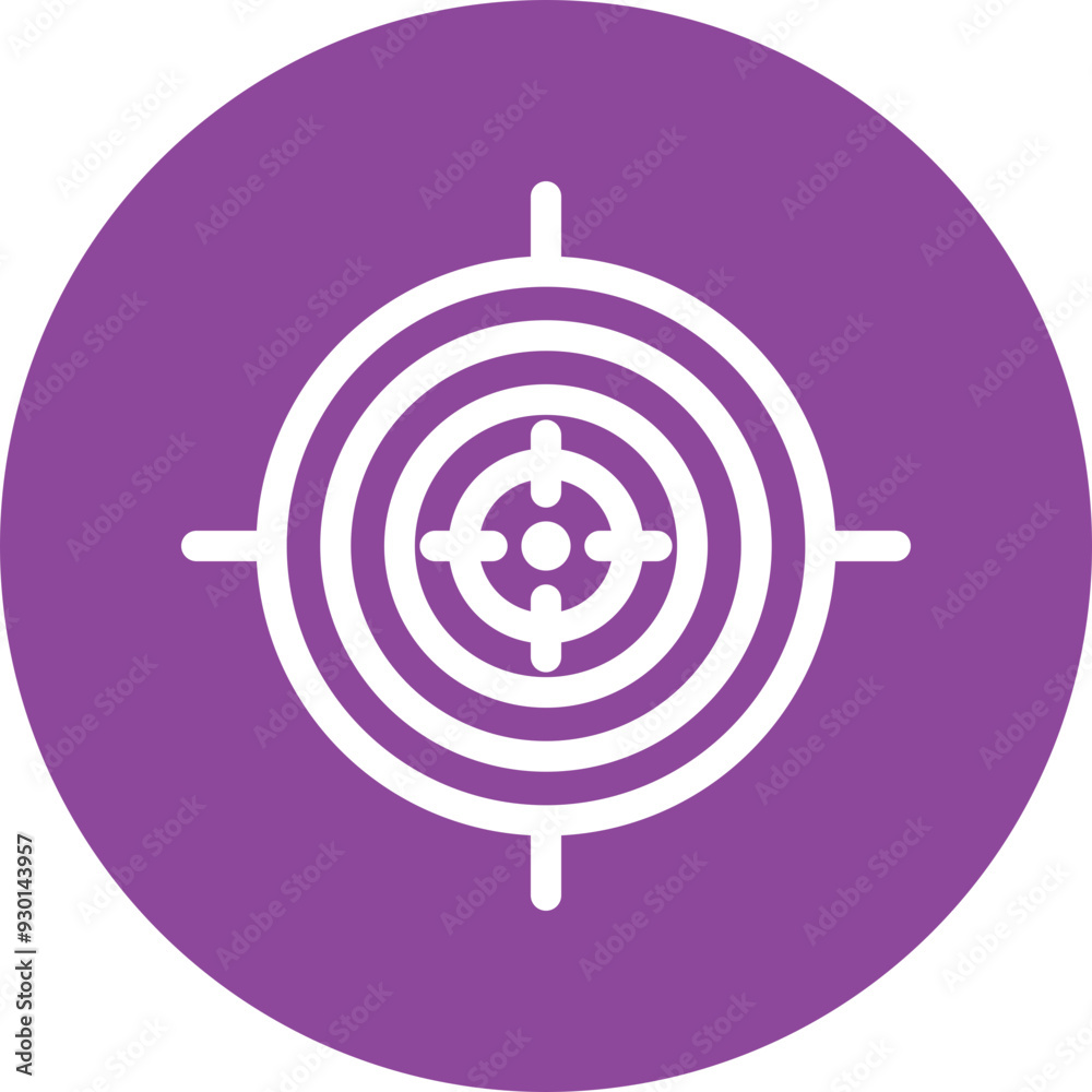 Target glyph circle icon Target glyph circle icon