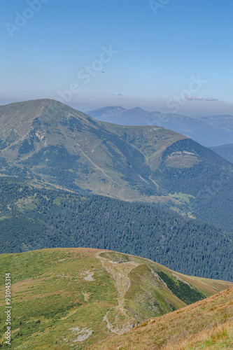 view from the top of the mountain