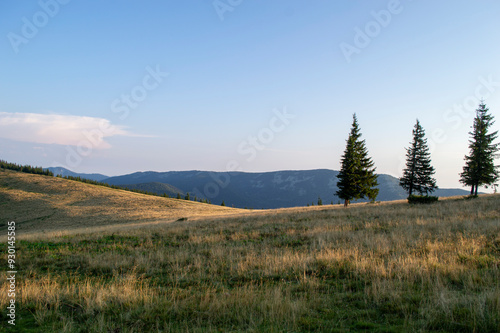 sunrise on the mountain