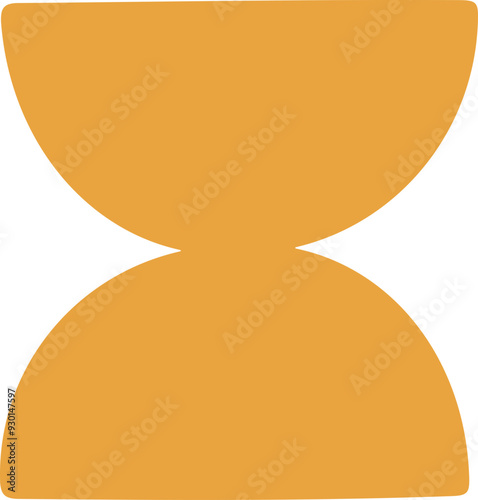 Abstract form set. Geometric minimal shape. Modern contemporary. Scribble bizarre boho figures.  