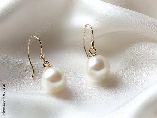 Charming Pearl Drop Earrings photo