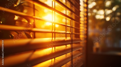 Sunset Through Blinds