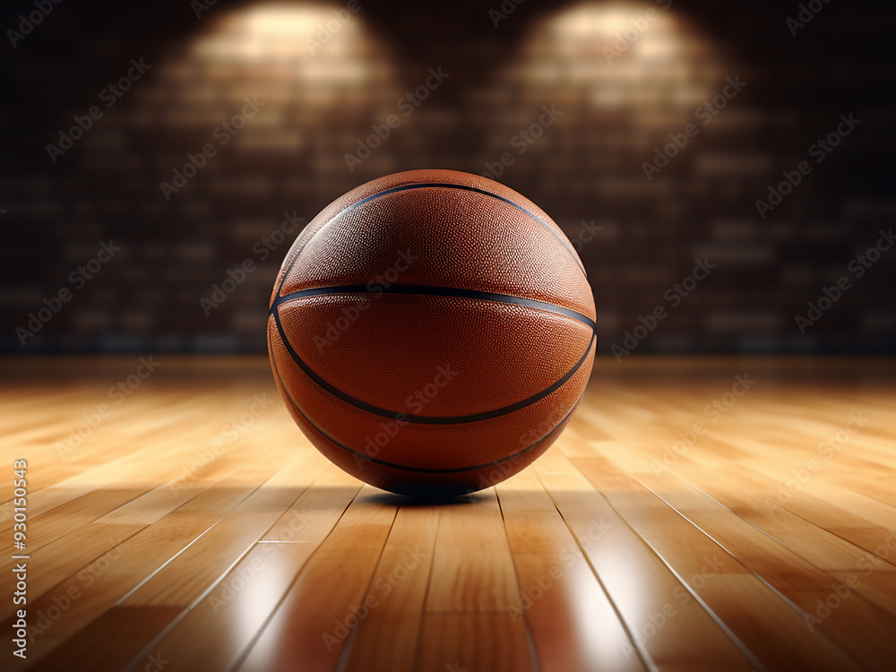3D rendering of a basketball on a wooden floor using Blender freeware 3D rendering of a basketball on a wooden floor using Blender freeware