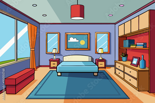 A big modern bedroom