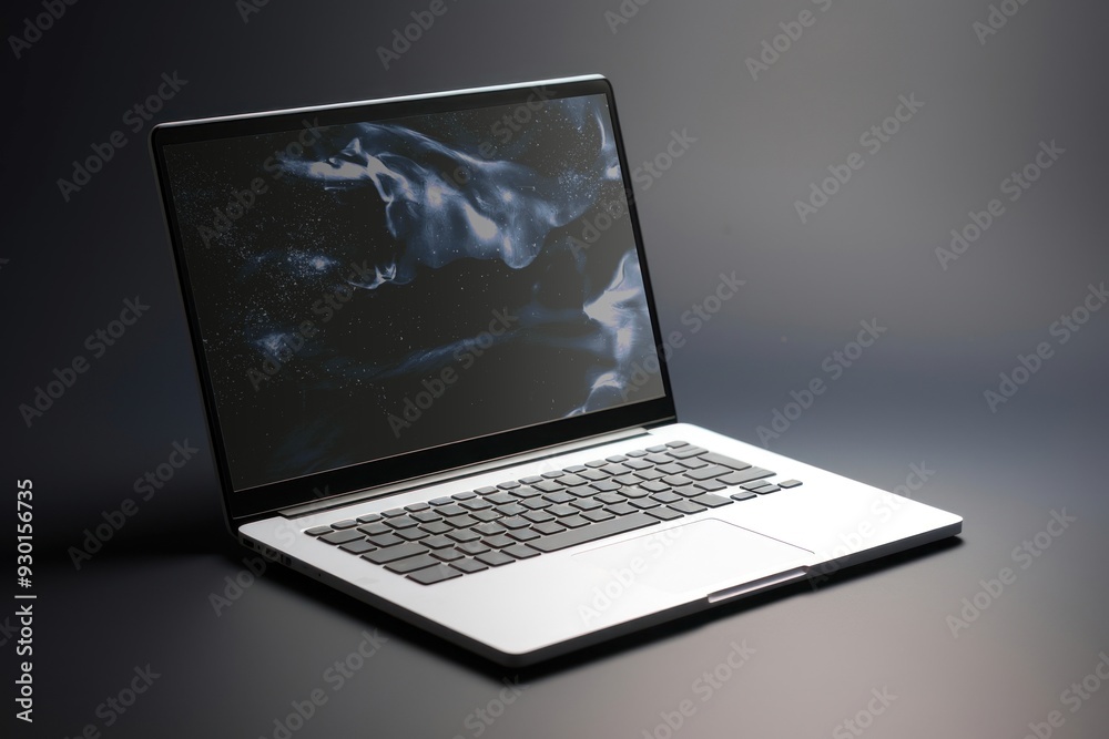 Black computer laptop, design resource Black computer laptop, design resource