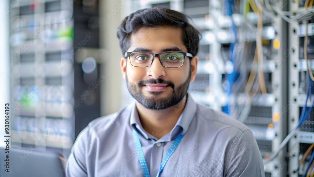Indian Network Operations Specialist – Portrait of an Indian specialist managing network operations.
Indian Network Operations Specialist – Portrait of an Indian specialist managing network operations.