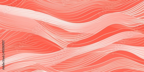 Thin barely noticeable line background pattern in Coral