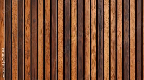 Fototapeta Naklejka Na Ścianę i Meble -  Abstract wooden pattern.Wooden slat background. Wooden wall texture with vertical lines.Natural wood lath line arrange pattern texture background.