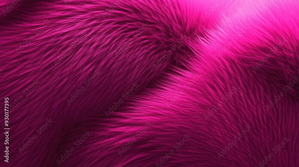 Vivid Pink Furry Texture Close-Up - Trendy Abstract Background Vivid Pink Furry Texture Close-Up - Trendy Abstract Background