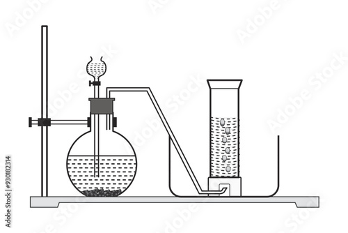 Chemistry preparation of oxygen using hydrogen peroxide