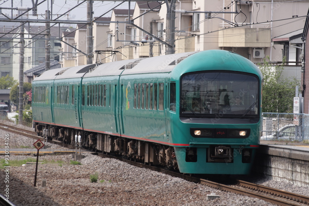 上越線を走行する485系ジョイフルトレイン「やまなみ」_2010/5/4撮影 上越線を走行する485系ジョイフルトレイン「やまなみ」_2010/5/4撮影