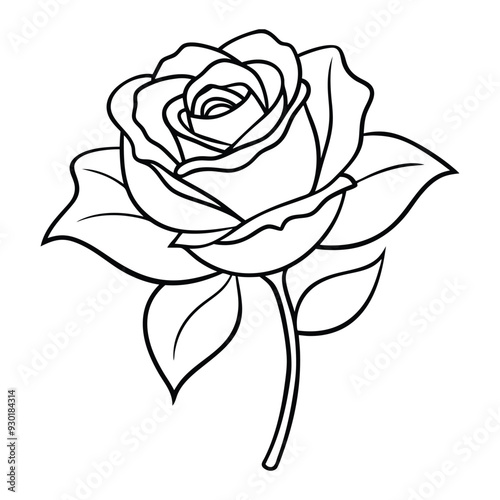 Wallpaper Mural Flower Drawing Silhouette Design Vector Illustration Clipart Eps Torontodigital.ca