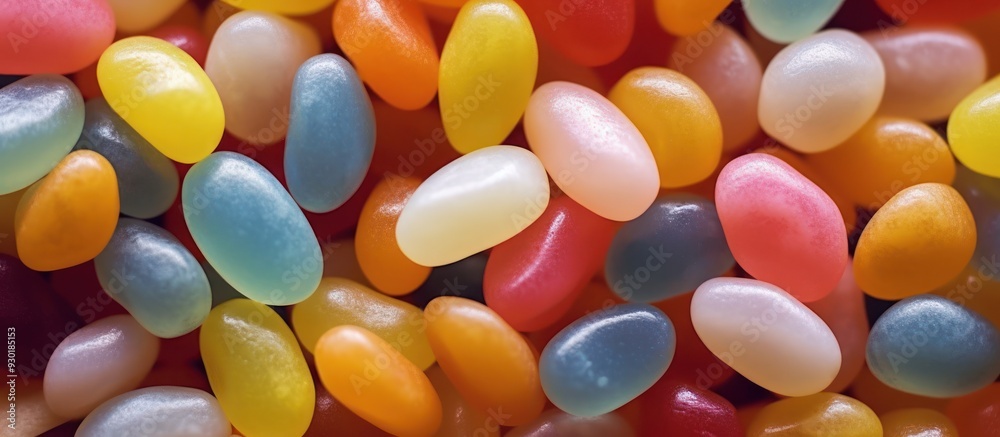 Colorful Jelly Beans Close-up Colorful Jelly Beans Close-up